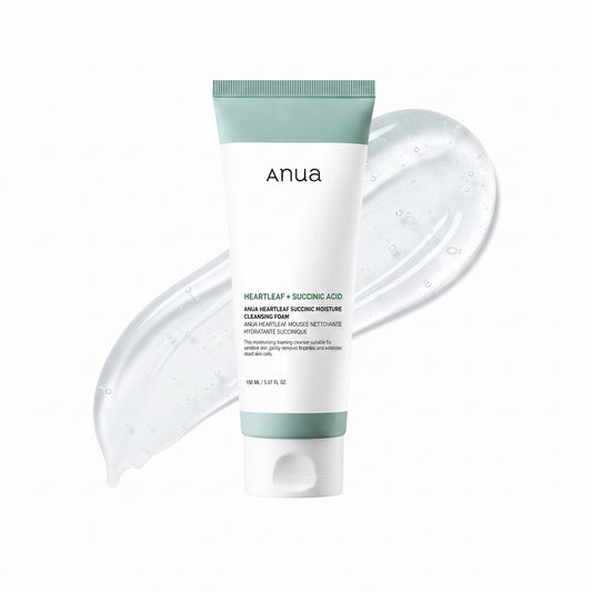 Anua Heartleaf Succinic Moisture Cleansing Foam 150ml