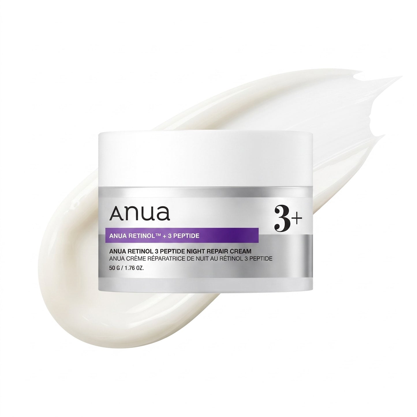 Anua Retinol 3 Peptide Night Repair Cream 50g