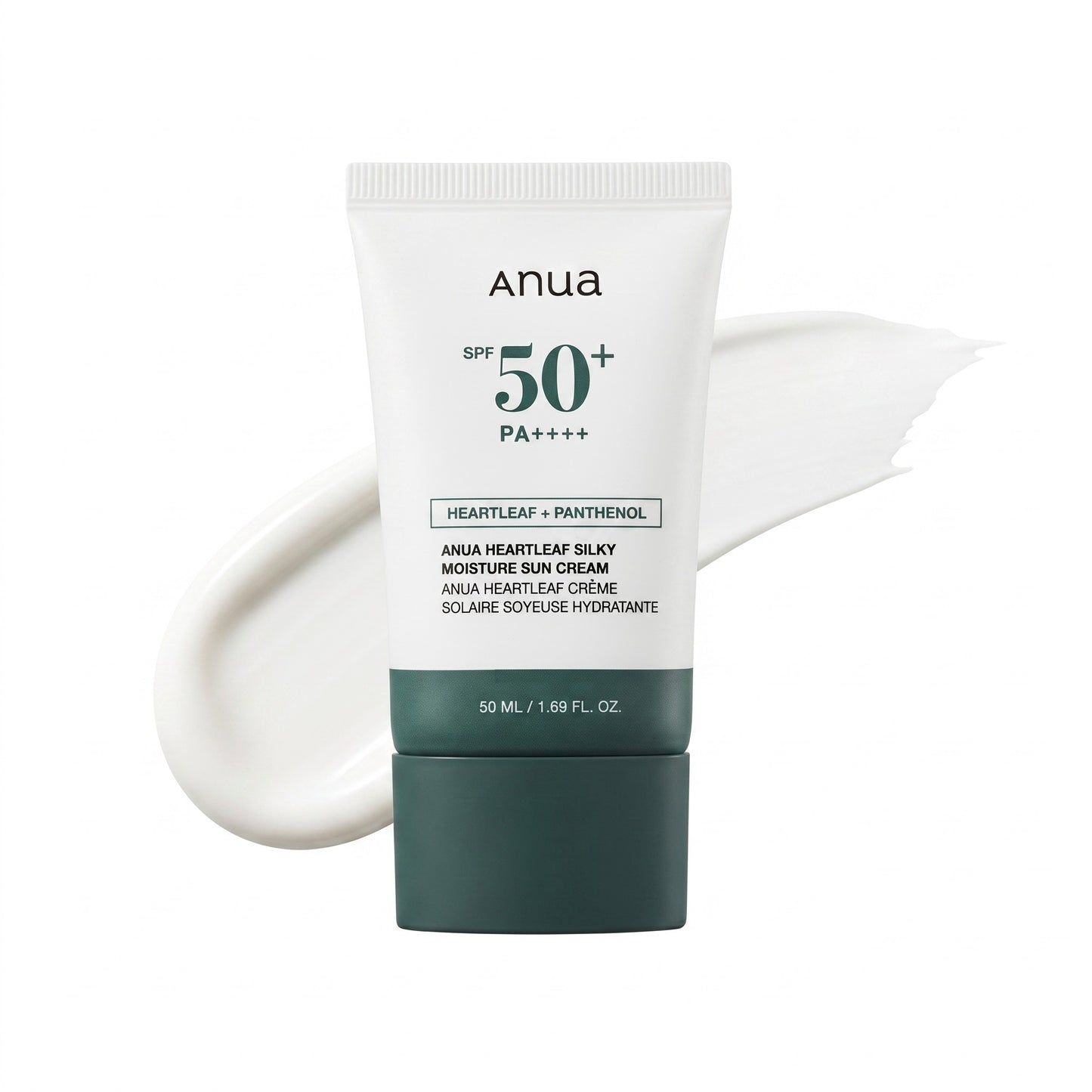Anua Heartleaf Silky Moisture Sun Cream SPF50+ PA++++ 50ml