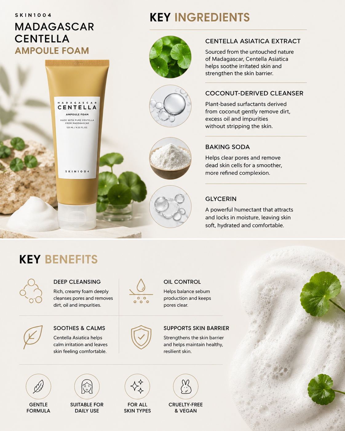 SKIN1004 Ampoule Foam