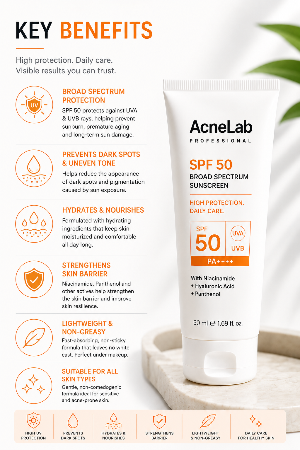 AcneLab SPF 50 Sunscreen
