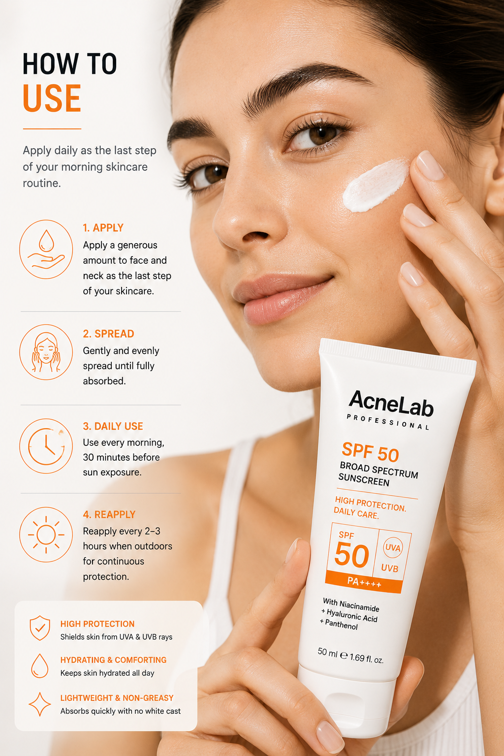 AcneLab SPF 50 Sunscreen