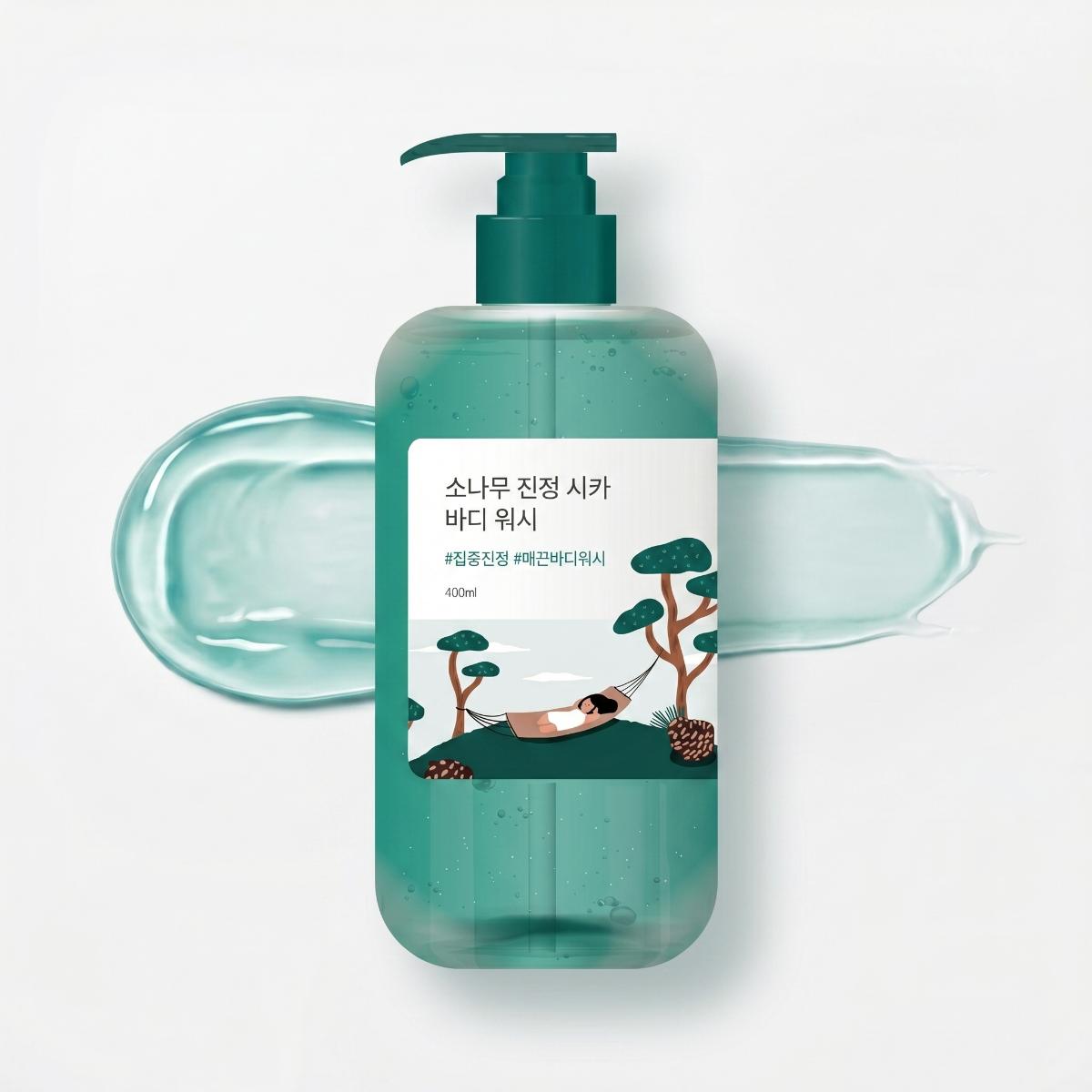 ROUND LAB Pine Calming Cica Body Wash 400ml