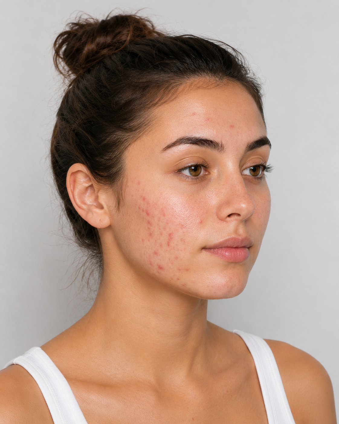Skin before the routine
