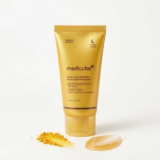 MEDICUBE Kojic Acid Turmeric Night Wrapping Mask 75ml