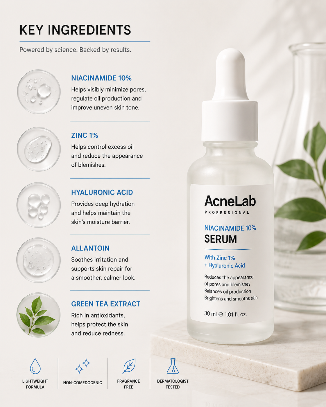 AcneLab Niacinamide Serum 10%
