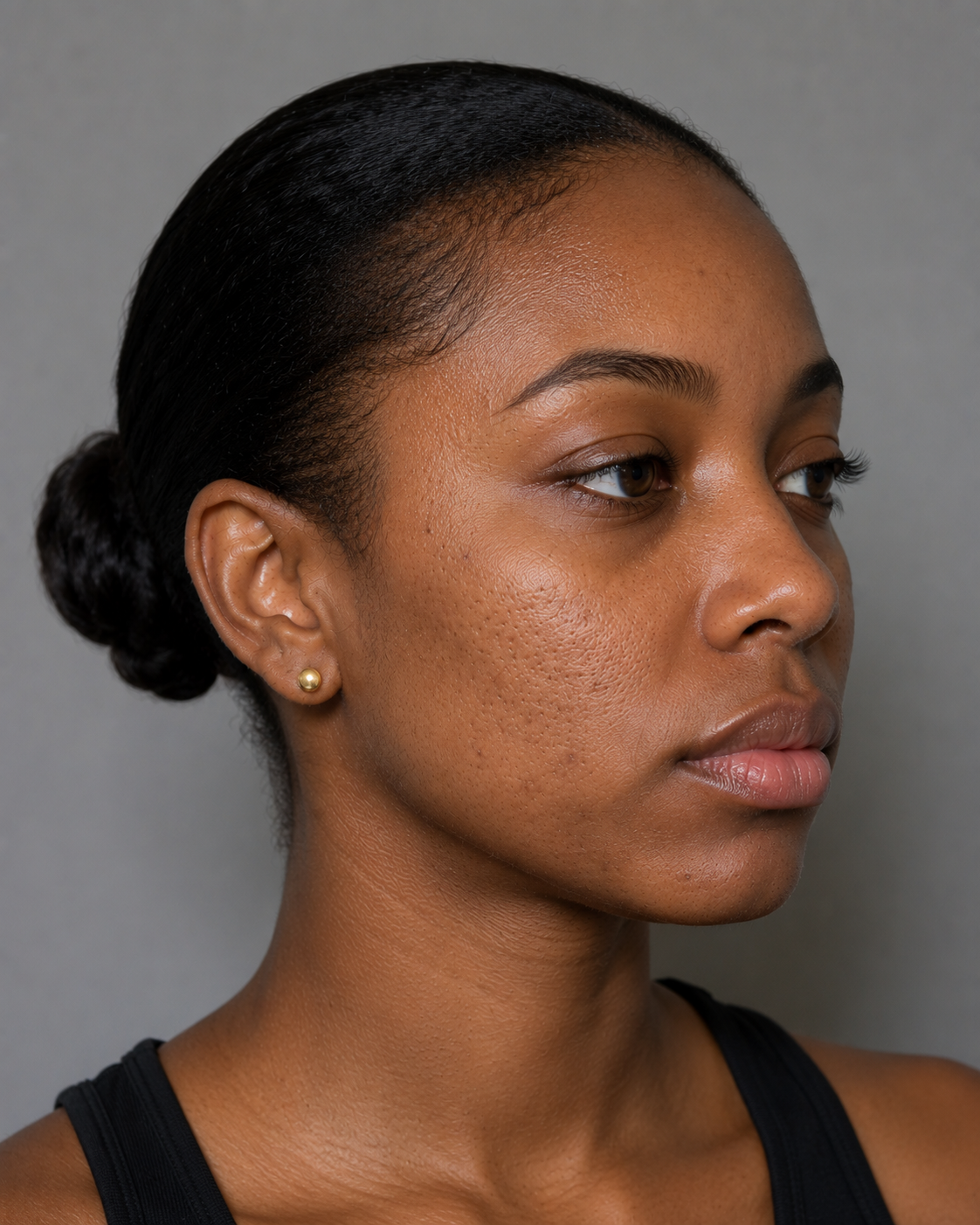 Uneven-looking texture before the routine