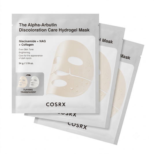 COSRX The Alpha-Arbutin Discoloration Care Hydrogel Mask 3 Sheets