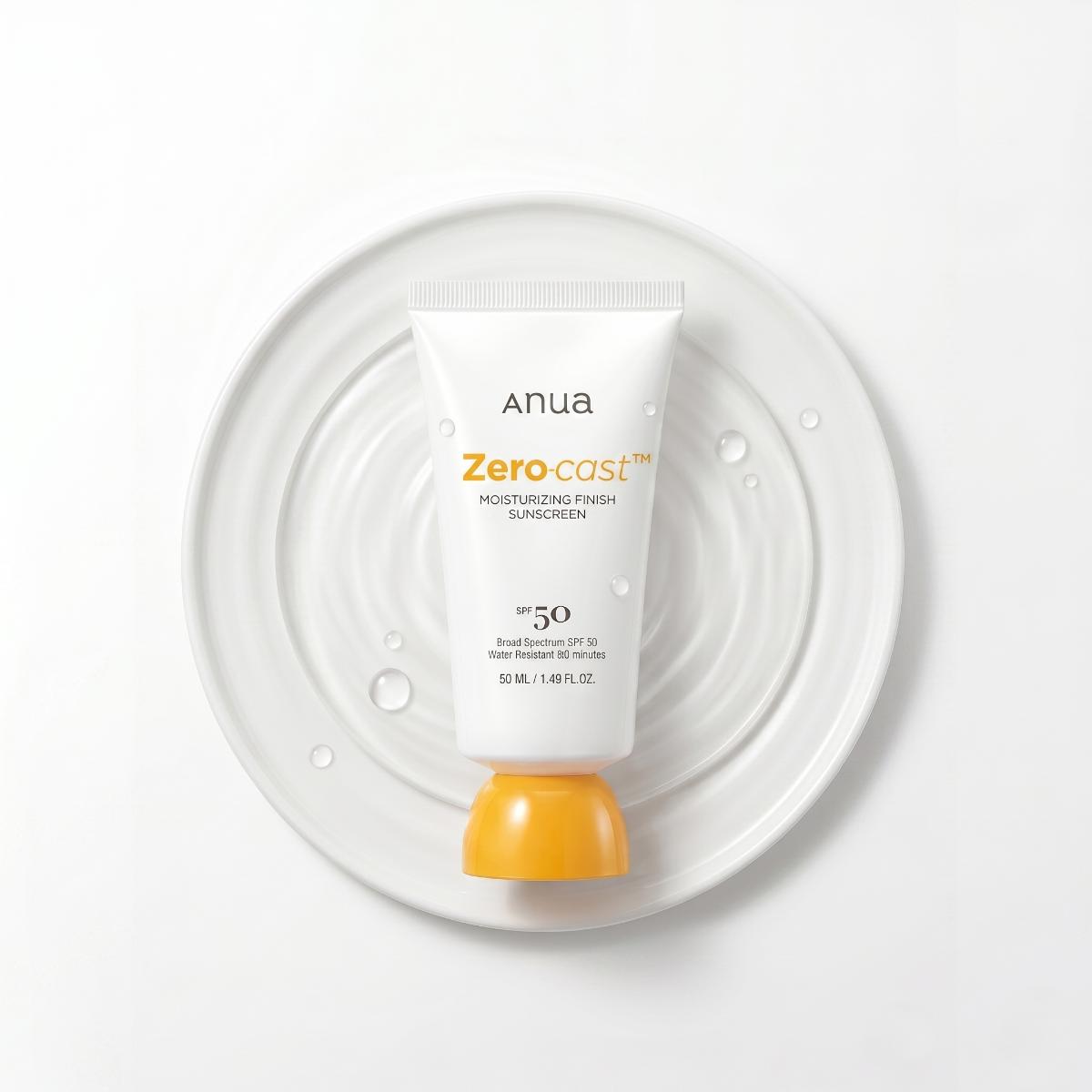 Anua Zero-Cast Moisturizing Finish Sunscreen 50ml
